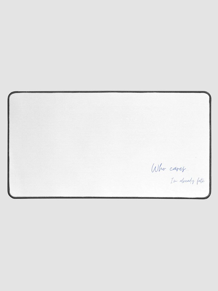 Who Cares Mouse Mat product image (1)