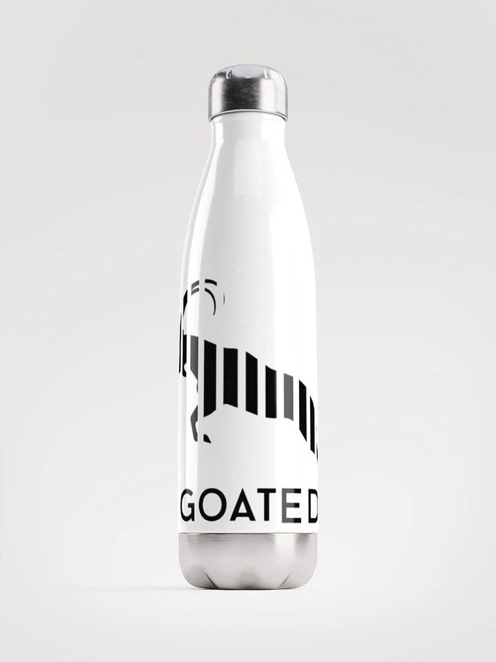 GOATED® | STAINLESS STEEL WATER BOTTLE - WHITE product image (1)