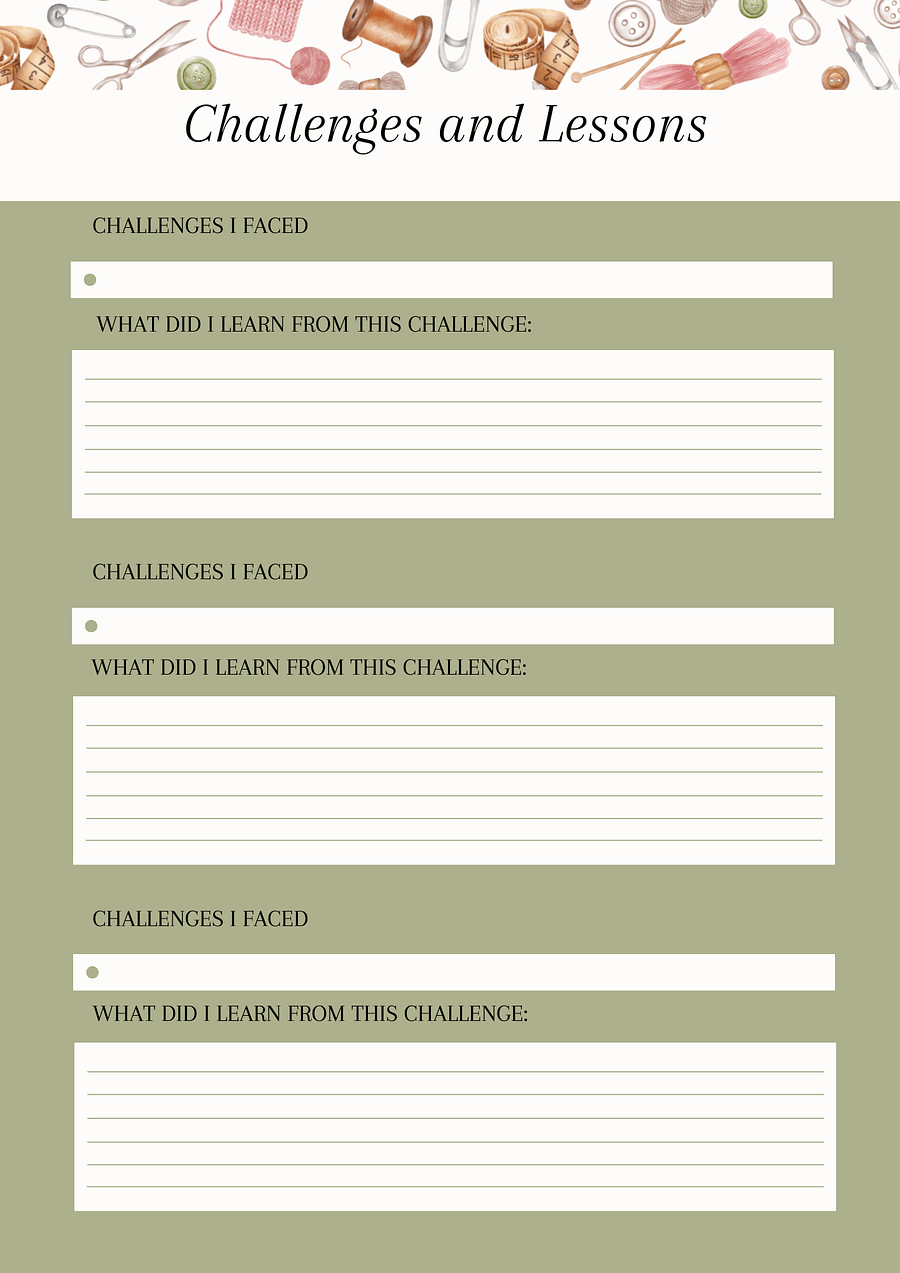 Sewing Year Planner 2025: Your Ultimate Digital Sewing Companion product image (4)