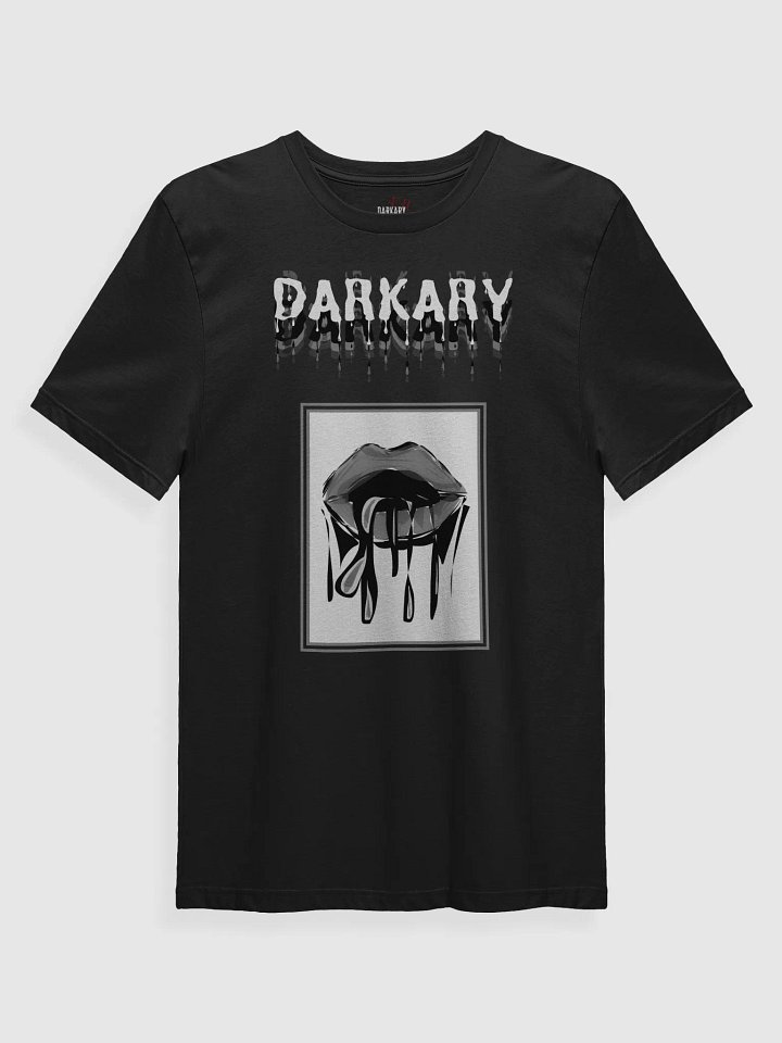 DARKARY Mouth Black T-shirt product image (1)
