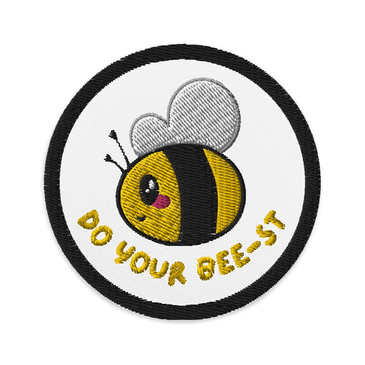 motivational bee patch product image (1)