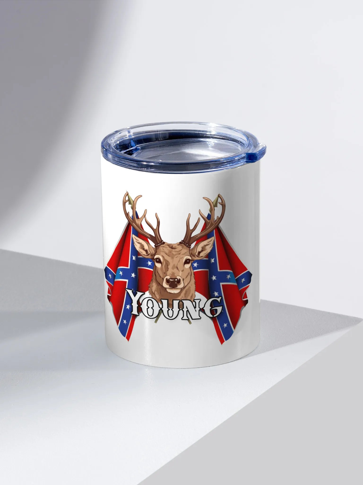 "Young" Last Name Rebel Redneck Deer - Kids Tumbler product image (2)