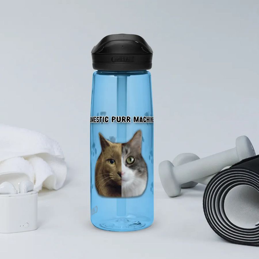 Domestic Purr Machines Sport Bottle product image (12)