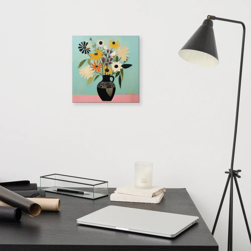 Art2401-56 Vase Flowers Still Life - Canvas Print - sm product image (8)