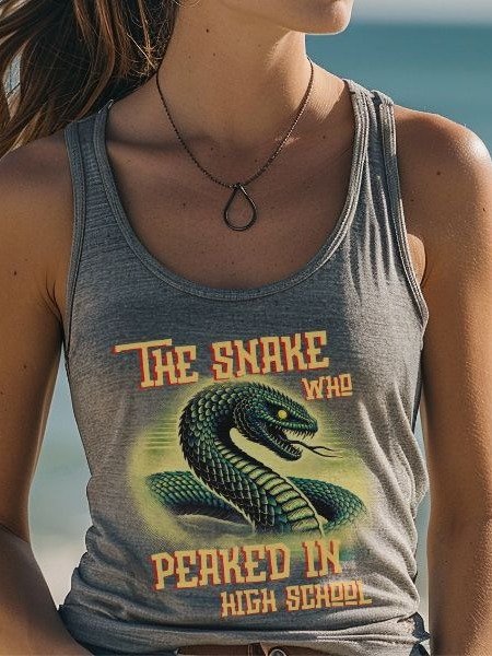 Basilisk Vintage Retro Pulp Horror Tank Top product image (3)