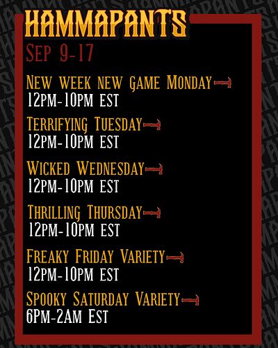This week puts my stream to the test with an additional day. Join me this week for some more chaotic streams of Horror and Ch...