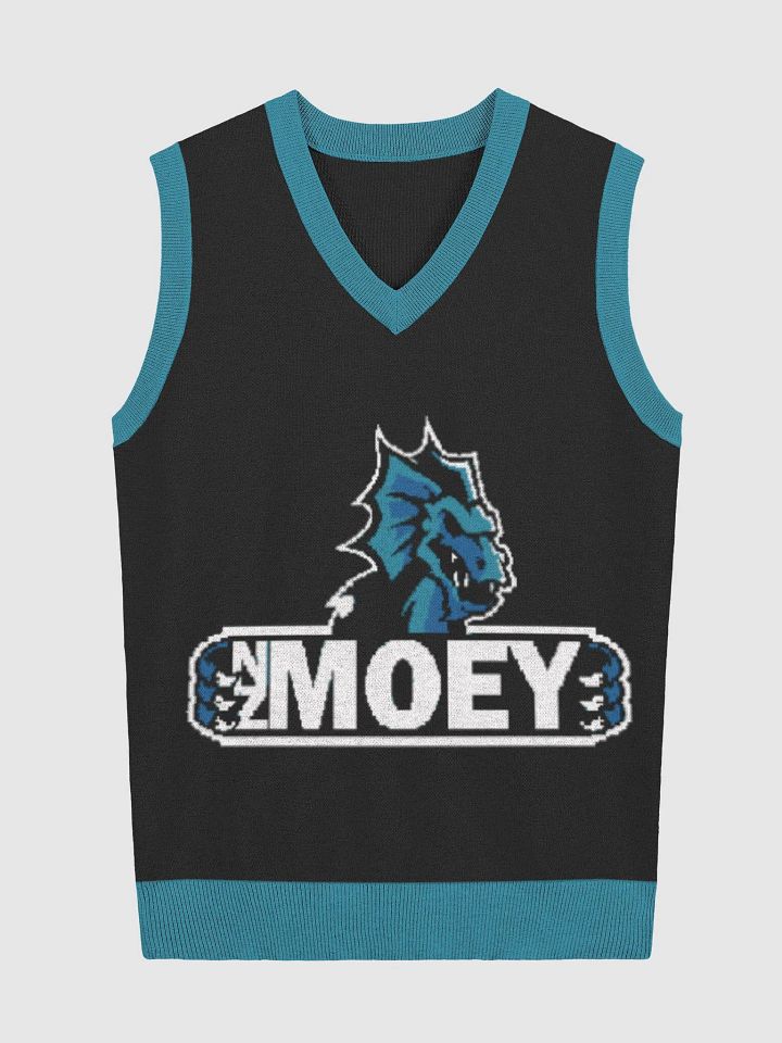 NZMOEY Logo Knitted V-Neck Vest product image (1)