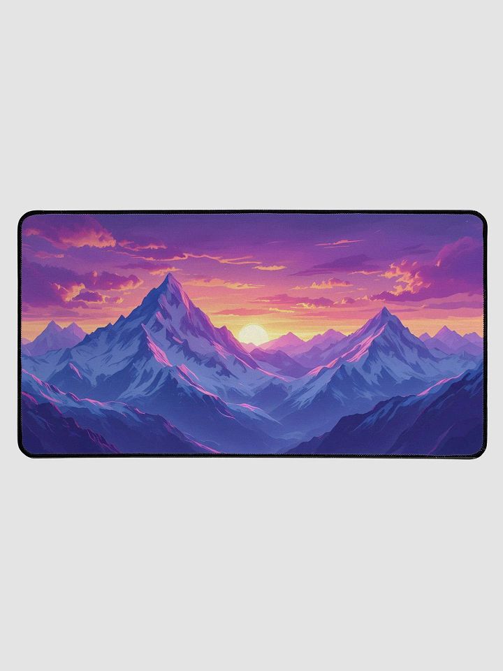 Colorful Mountains cape Desk Mat product image (1)