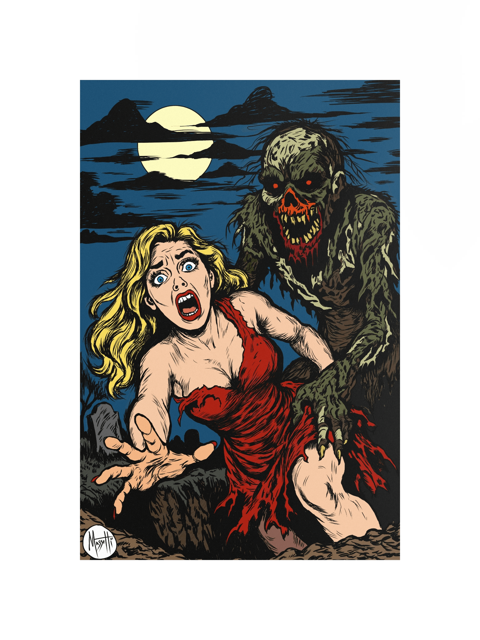 SCREAMING to Escape Art Print product image (4)