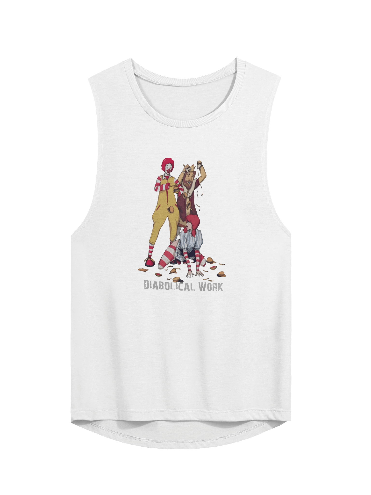 Diabolical Work Womens Muscle Tee product image (1)