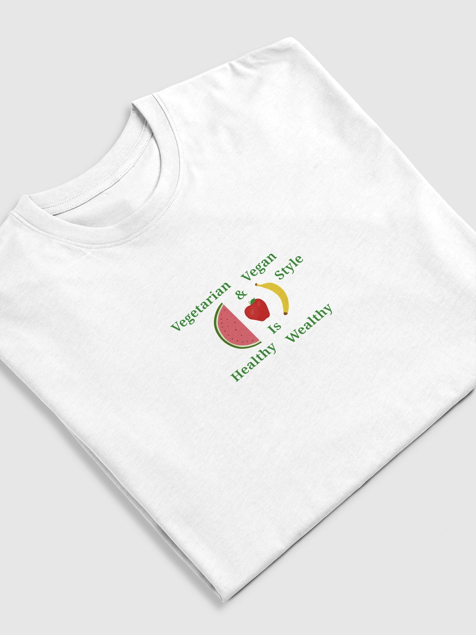 Vegetarian & Vegan Style Is Healthy Wealthy Tee product image (11)
