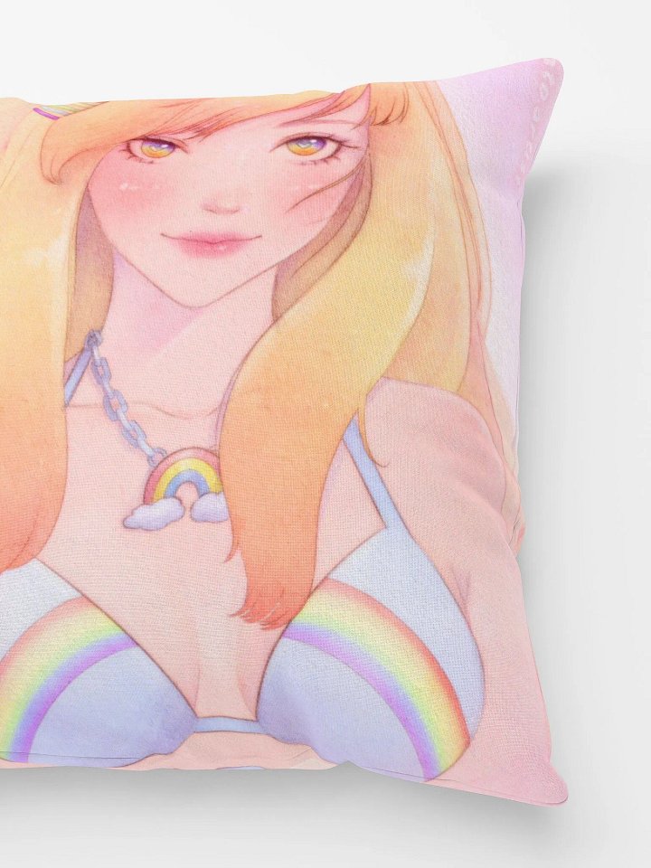 🌈Rhea Rainbow Classic Bathing Suit Pillow! 💜 product image (2)