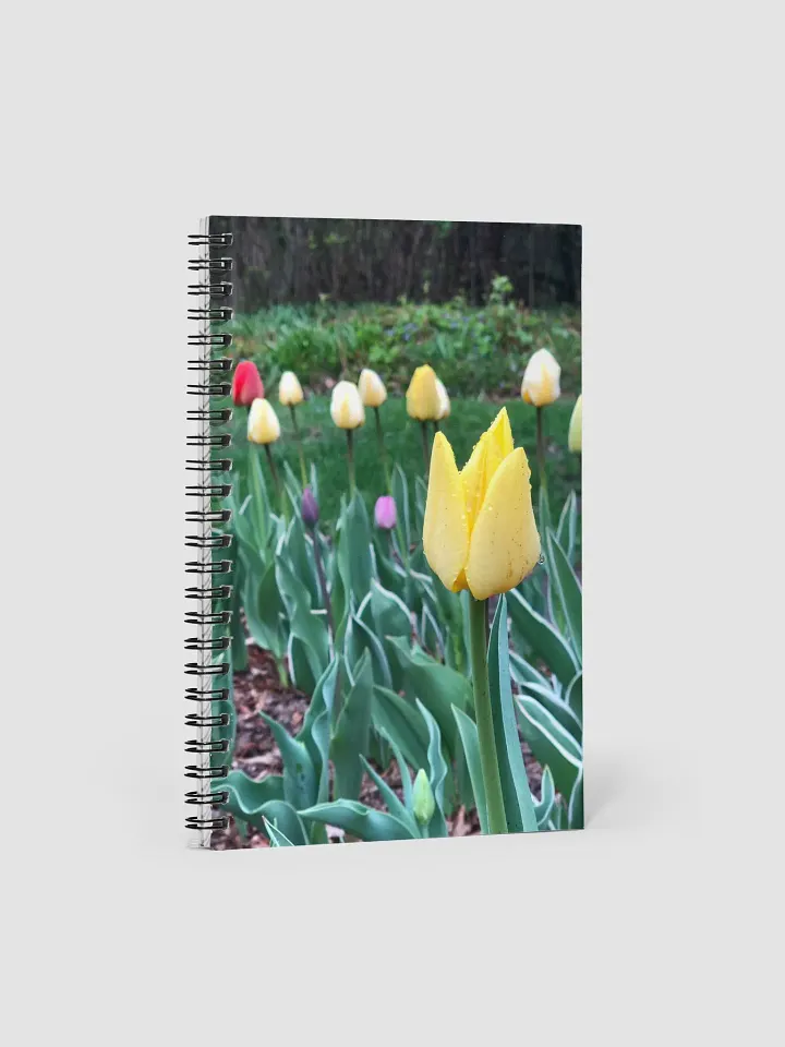 Spring Tulips in the Rain Notebook product image (1)