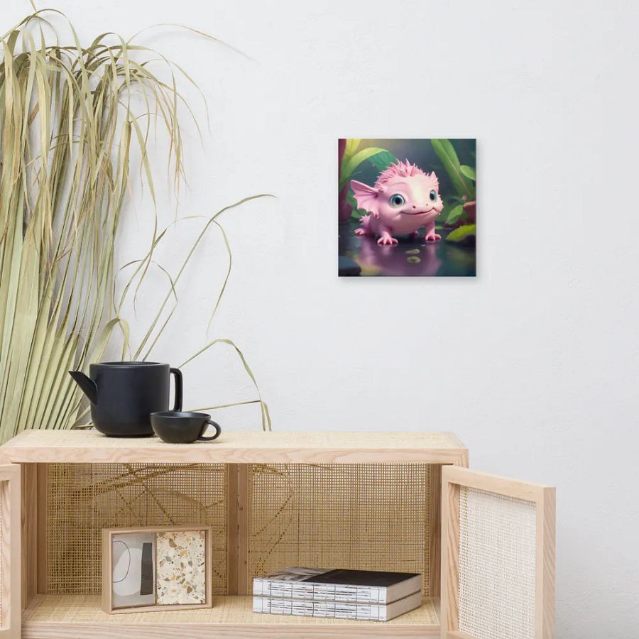 Endangered Species - Mexico - Axolotl Canvas Art product image (9)