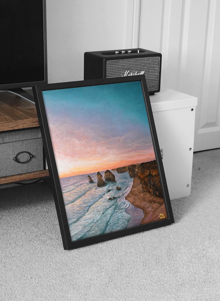 Midnight Sunset at the Twelve Apostles Art Print product image (3)