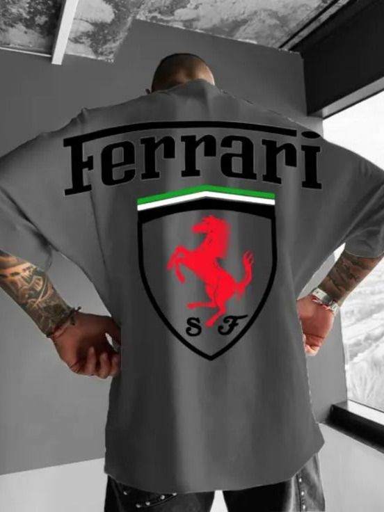 2025 New Men's 3d Printed Pattern Ferrari product image (1)
