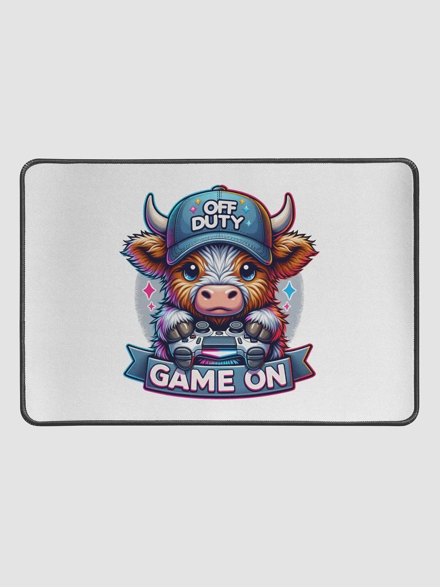 Highland Cow Game On Graphic Desk Mat product image (2)