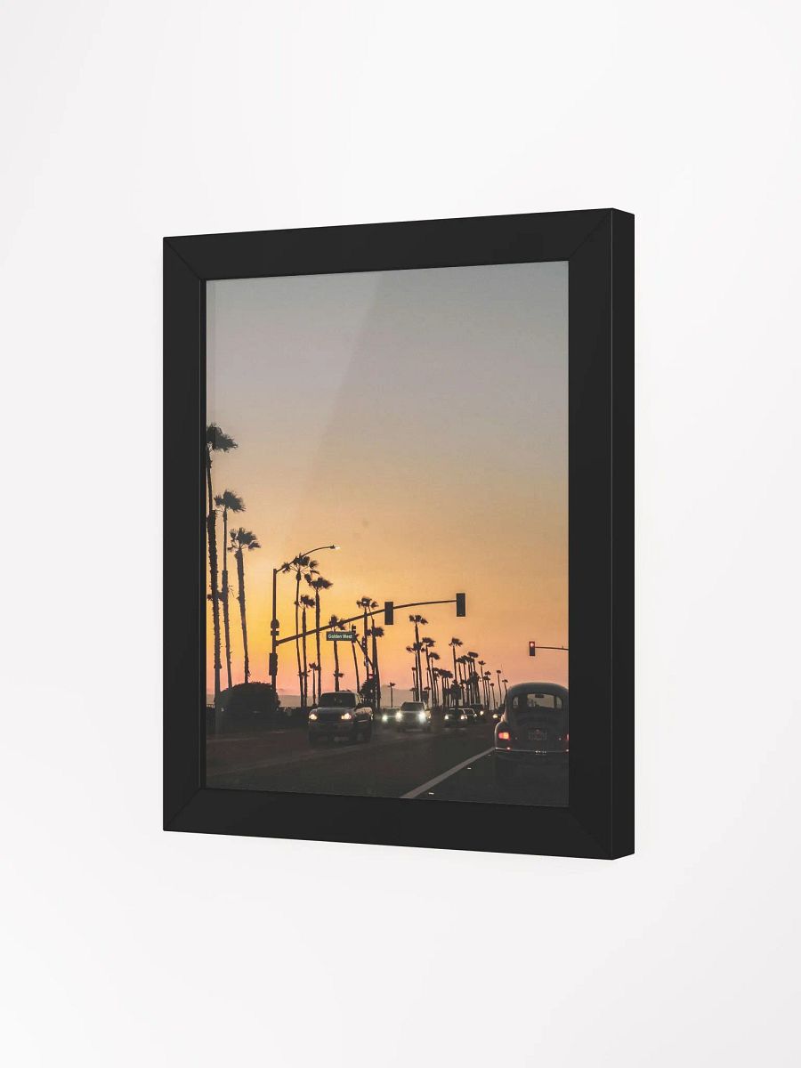 Golden West Coast - Framed High-Quality Matte Poster product image (3)