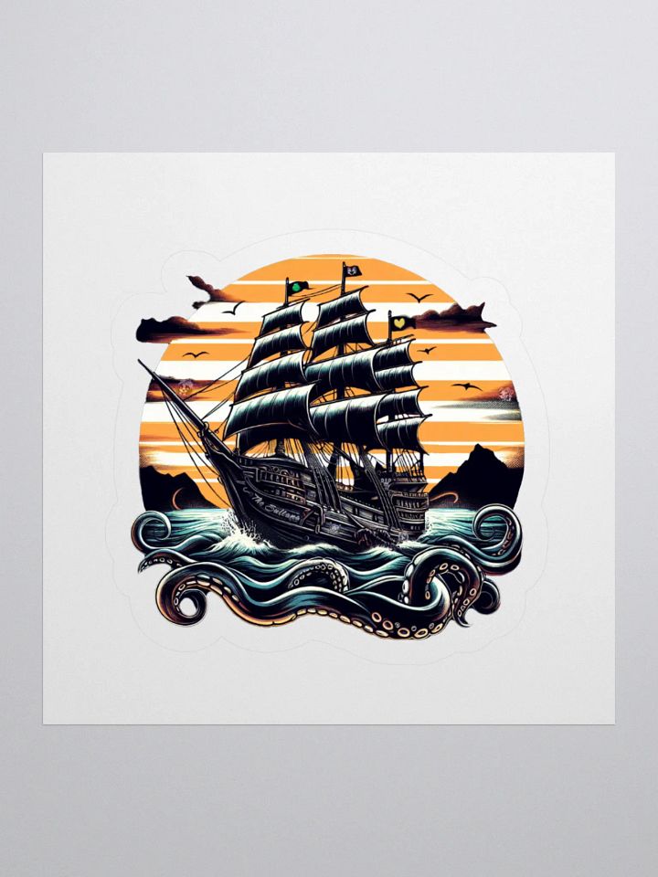 "The Sultana" Pirate Ship Sticker product image (2)