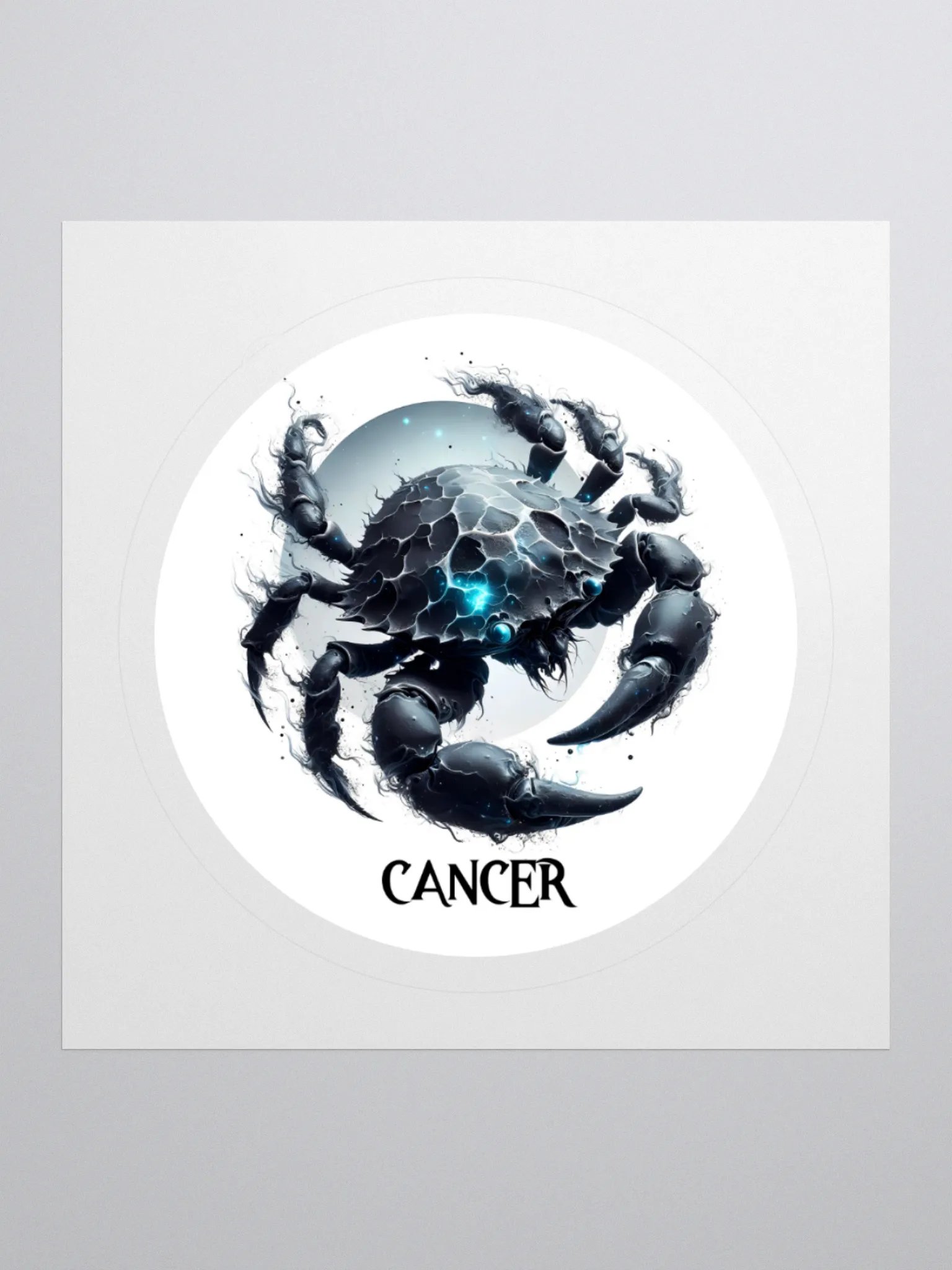 Mythical Cancer Zodiac Round Sticker product image (3)