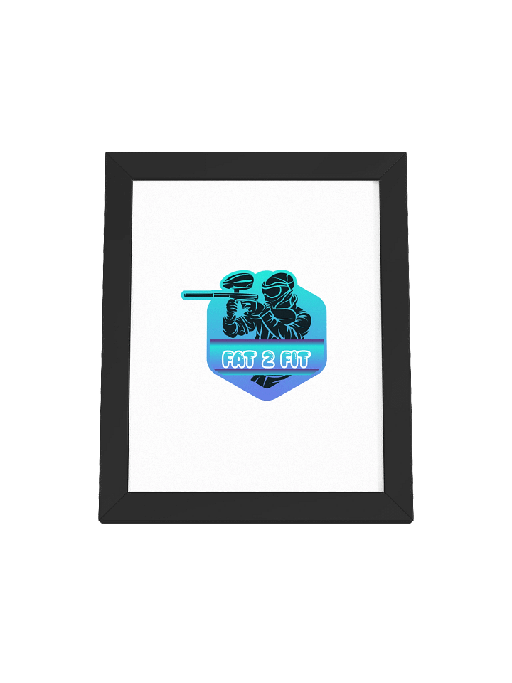 Action-packed Paintball Silhouette Poster product image (2)