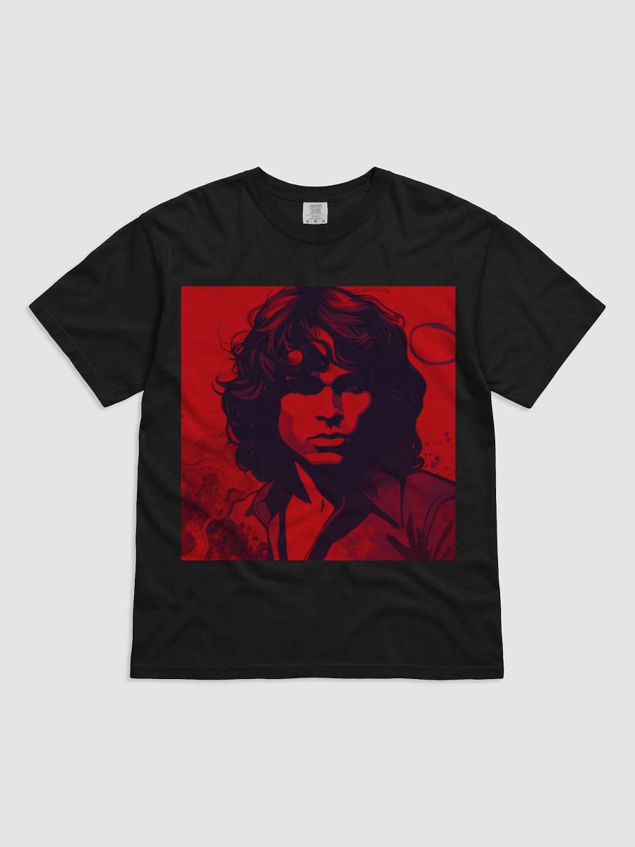 Jim Morrison T-Shirt – Dark Red Portrait | The Doors | The American Poet product image (1)