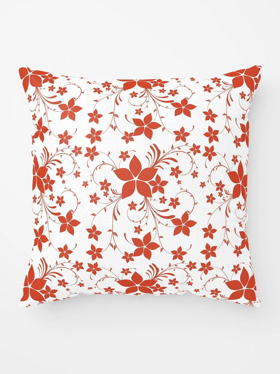 Sublicolor 611S Red Flowers Printed Pillow product image (5)