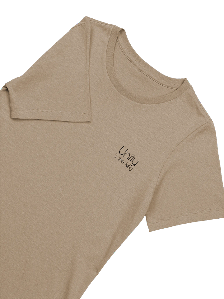 T-shirt Femme UNITY IS THE KEY sigle noir product image (7)