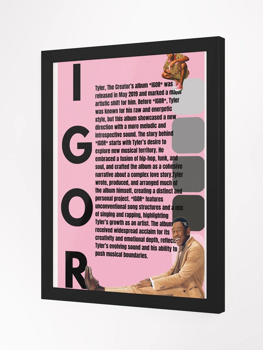 (12x16in) IGOR: Framed Matte Poster product image (2)