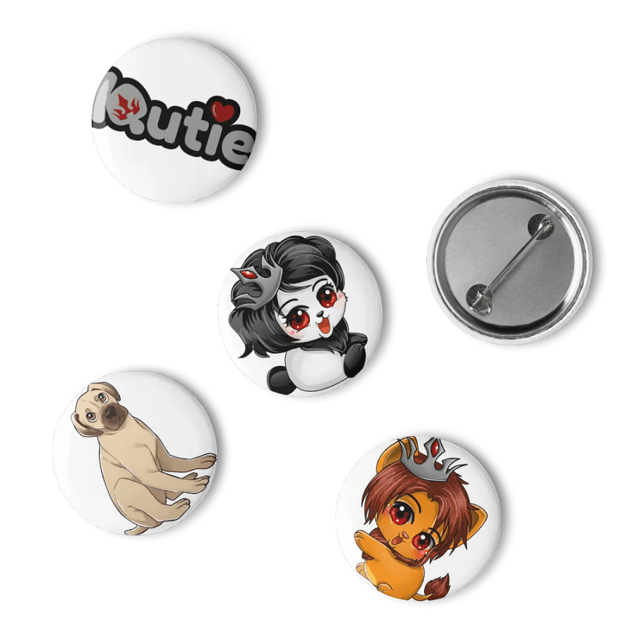 Set of 5 KQ Pins product image (5)