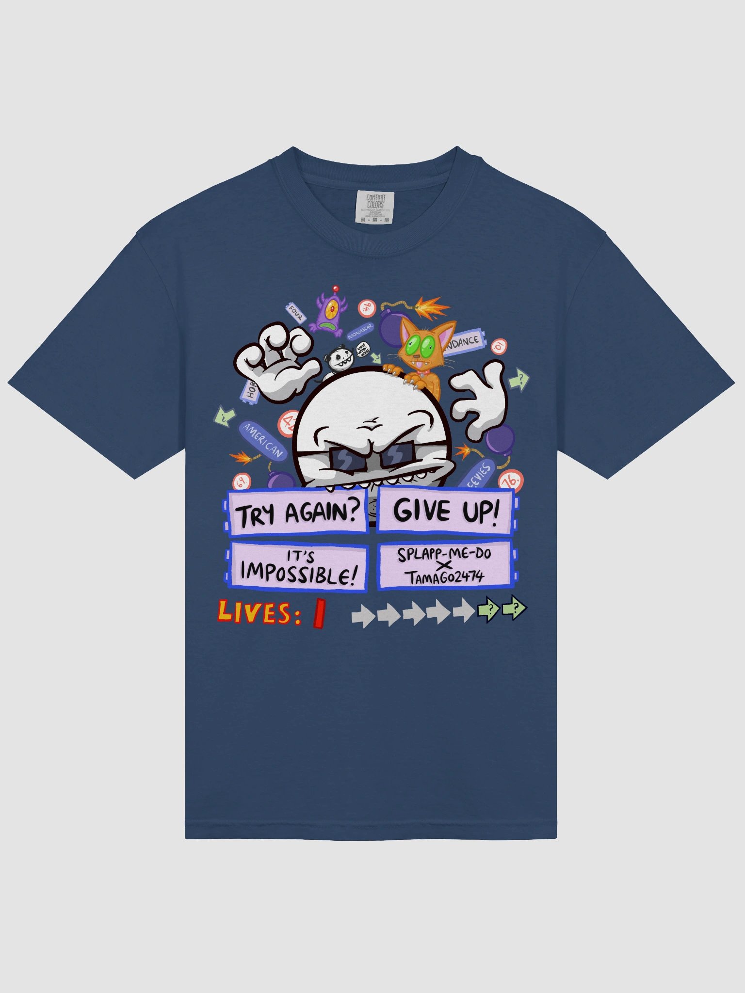 Splapp-Me-Do x tamago2474 Impossible Quiz T-Shirt product image (8)