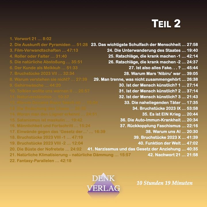 Gedankenspiele 21 - Hörbuch - Teil 2 product image (2)