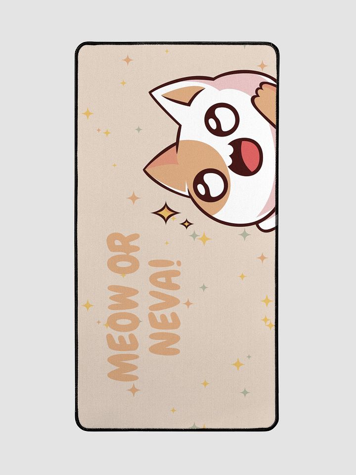Meow or neva Desk Mat product image (2)