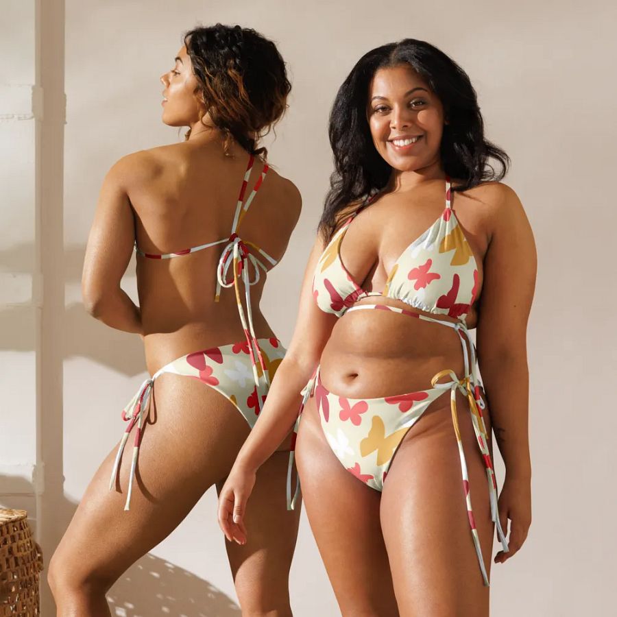 All-Over Print String Bikini - Butterfly product image (12)