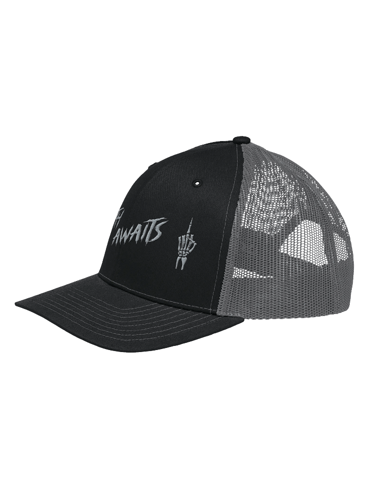 Death Awaits Trucker Snapback product image (2)