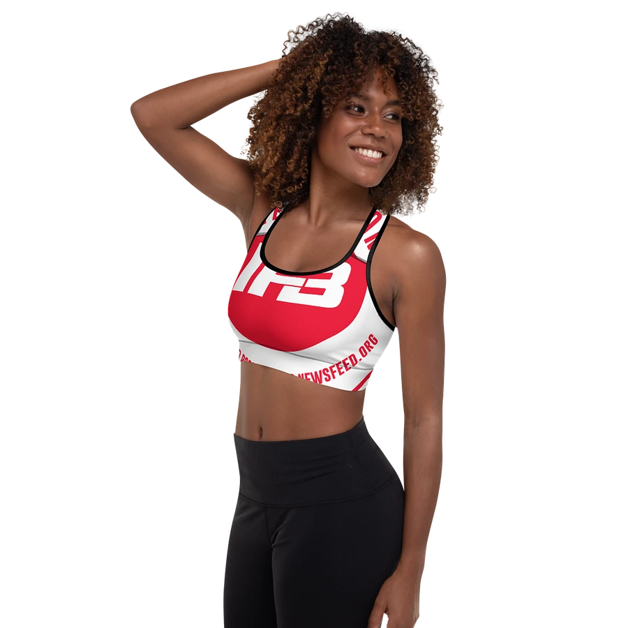 IFBNewsfeed.Org's All-Over Print Padded Sports Bra product image (3)