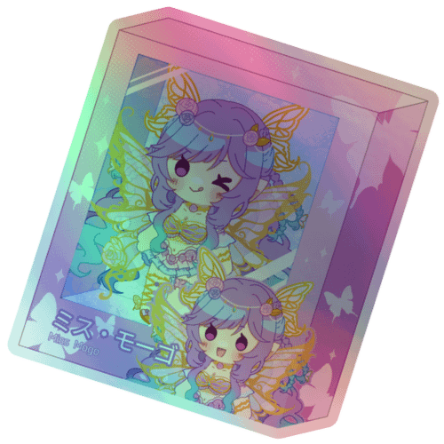 Holographic Mogo Doll Sticker product image (2)