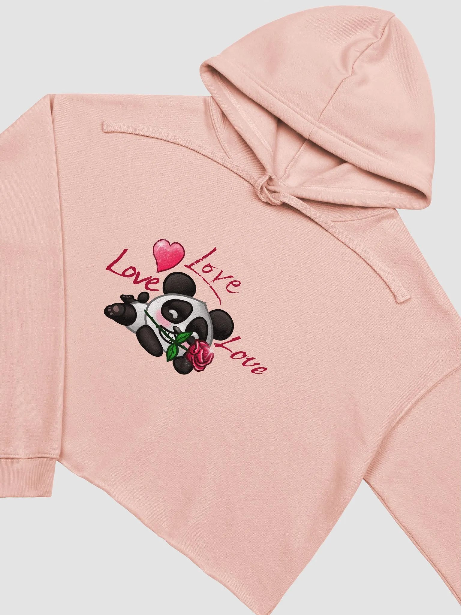 Love Love Love Crop Hoodie product image (1)