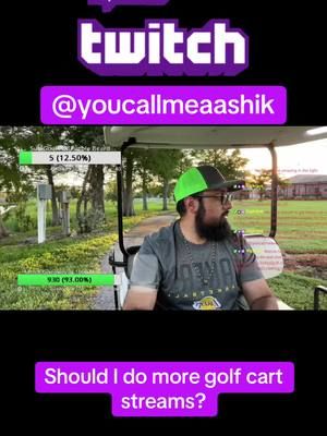 Should I do more Golf Cart content? #twitch #twitchclips #twitchtok 
