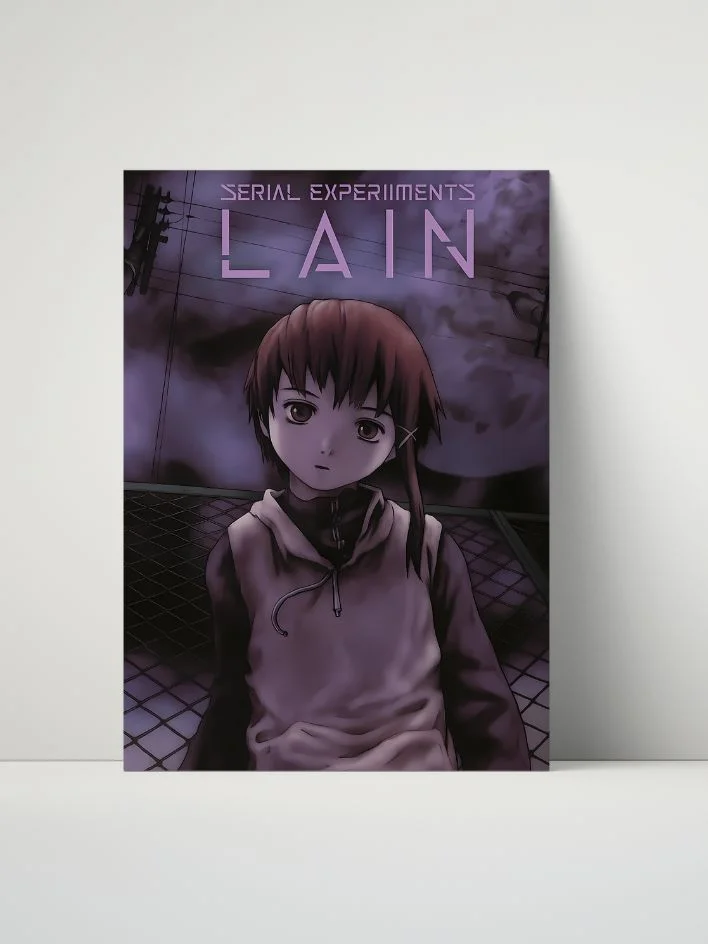 Serial Experiments Lain – “Into the Wired” 8x10 Metal Print product image (1)