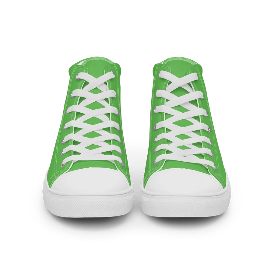 Green and White Flower Sneakers product image (30)