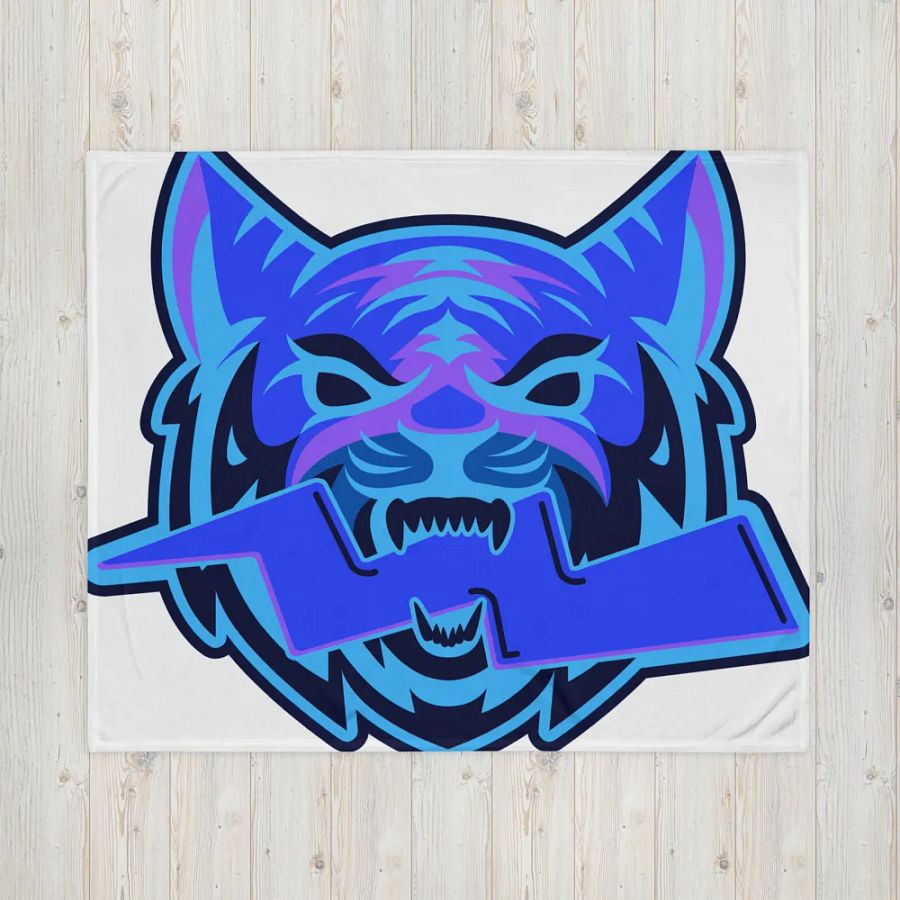 Blue Thunder Throw Blanket product image (4)