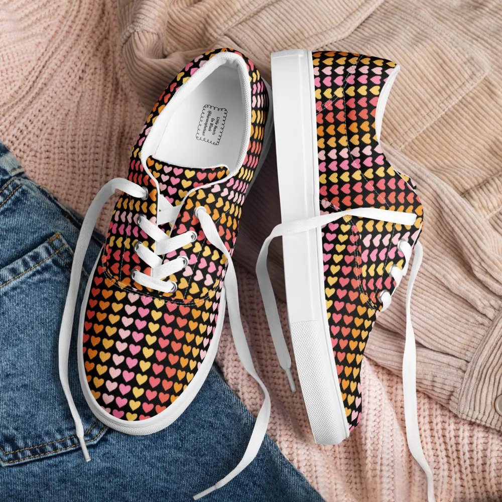Little Hearts On Black product image (2)