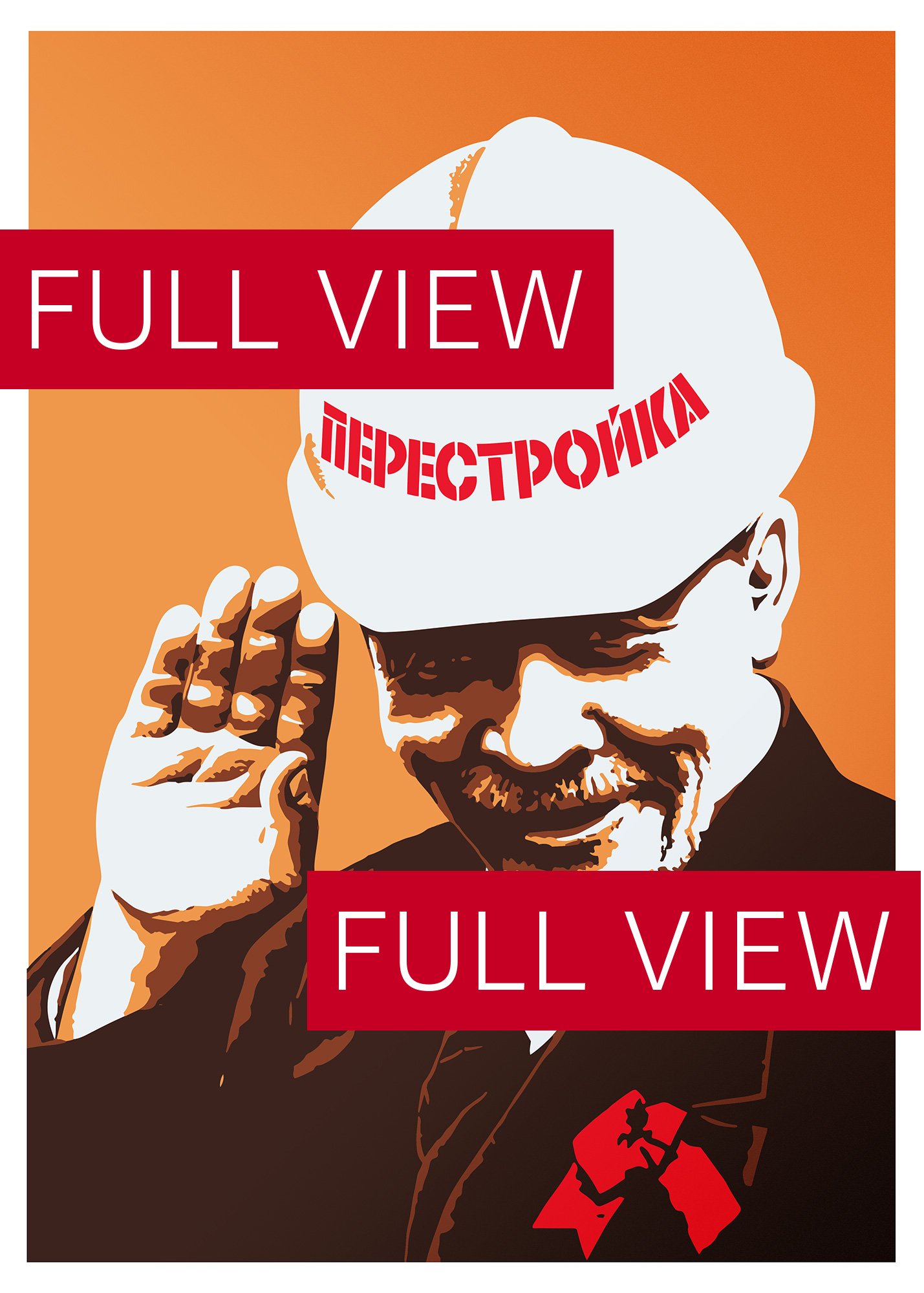 Lenin Perestroika. USSR 1987 — Soviet Propaganda Poster product image (3)