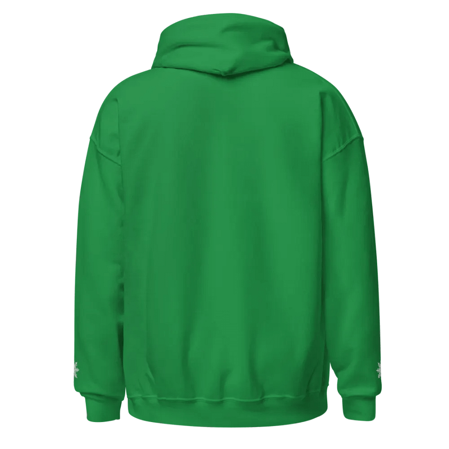 "Jolly Day Holiday" Embroidered Premium Unisex Hoodie - Front & Sleeve Design product image (6)