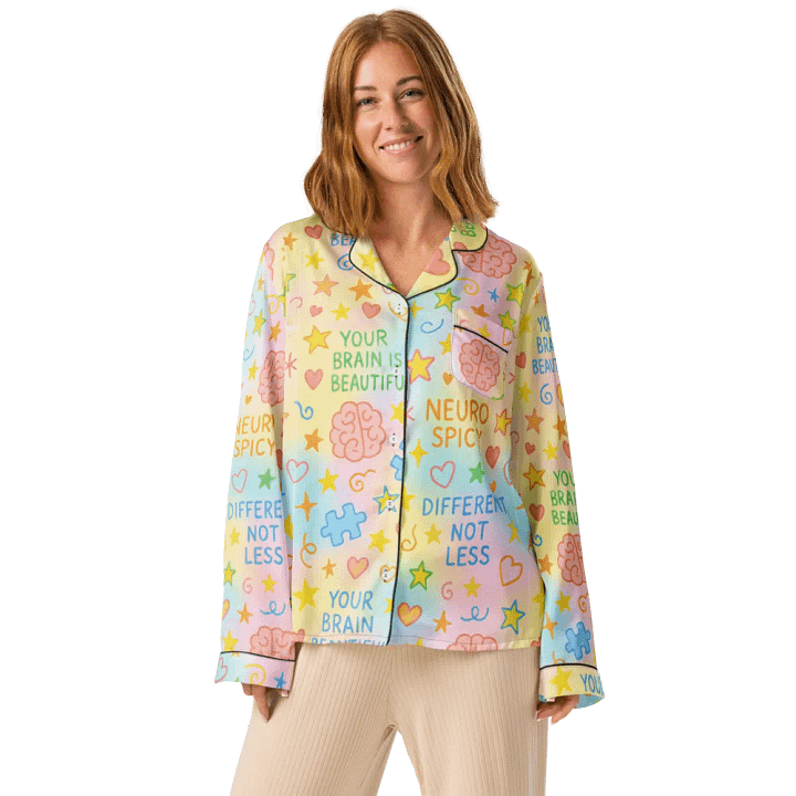 Neurodivergent Doodle Pyjama Top product image (1)