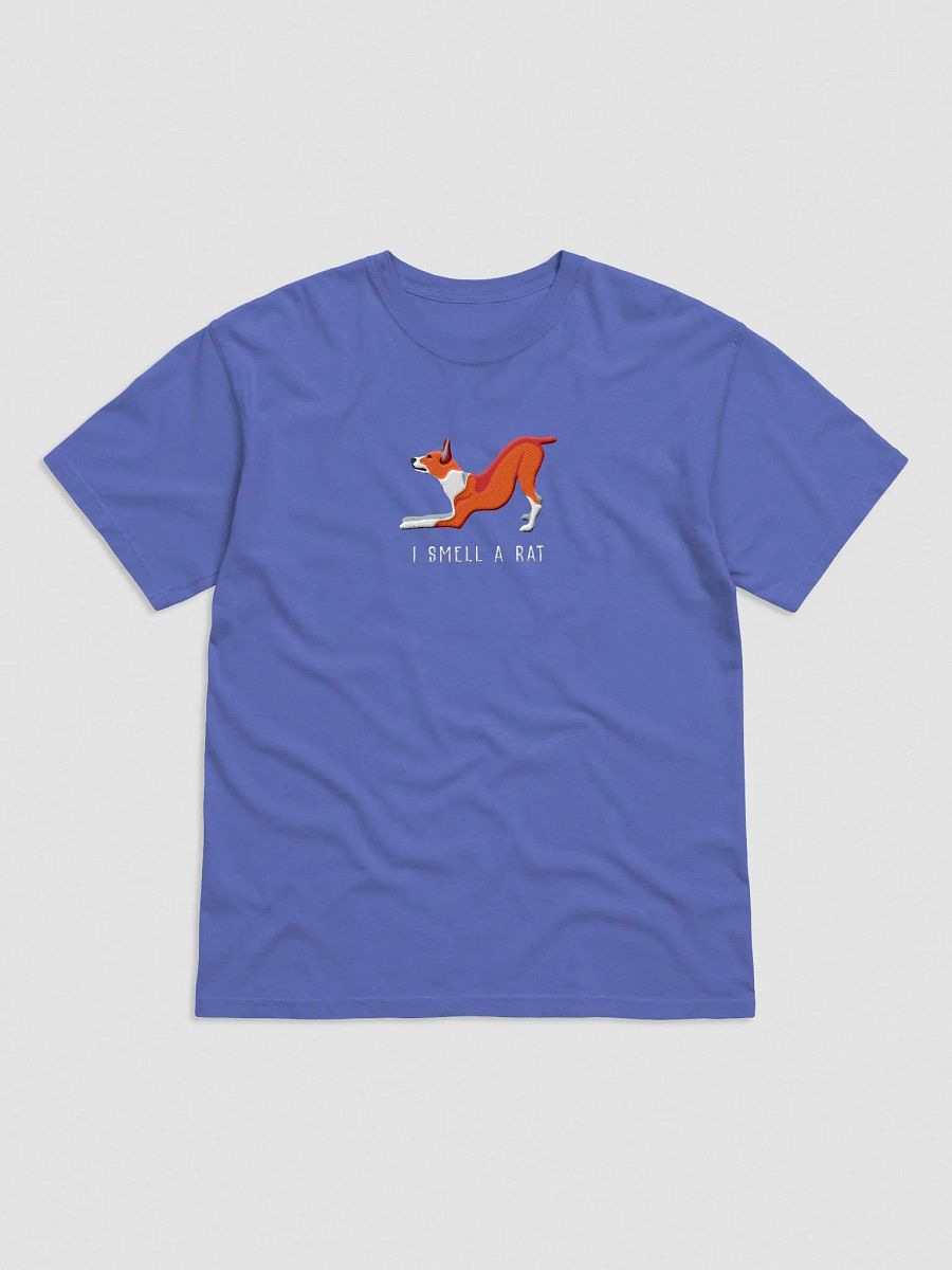 I Smell a Rat T-Shirt(Embroidered) of a Rat Terrier(Red & White) product image (4)