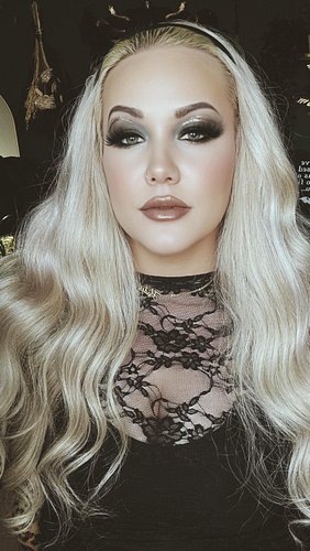 Persephone inspired makeup! Alt goth version of course! And remember I’m still booking alt goth clients as a licensed makeup ...