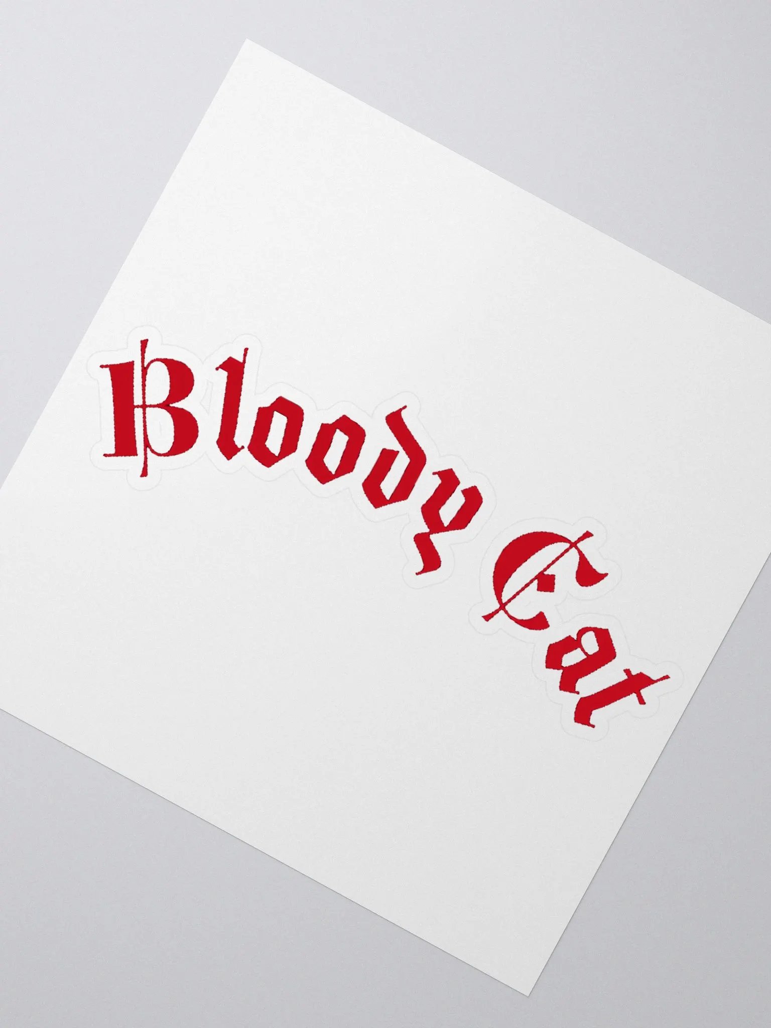 Bloody Cat Sticker product image (2)