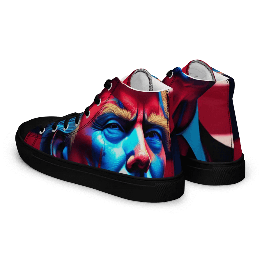 Blue and Red Womens High Tops product image (6)